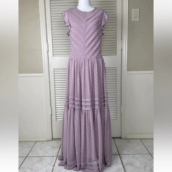 Bohme Ulysses Maxi Dress Pink Size Large - Picture 2 of 10